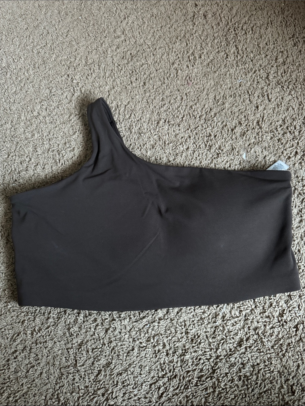Nike Women’s One-Shoulder Brown Sports Bra